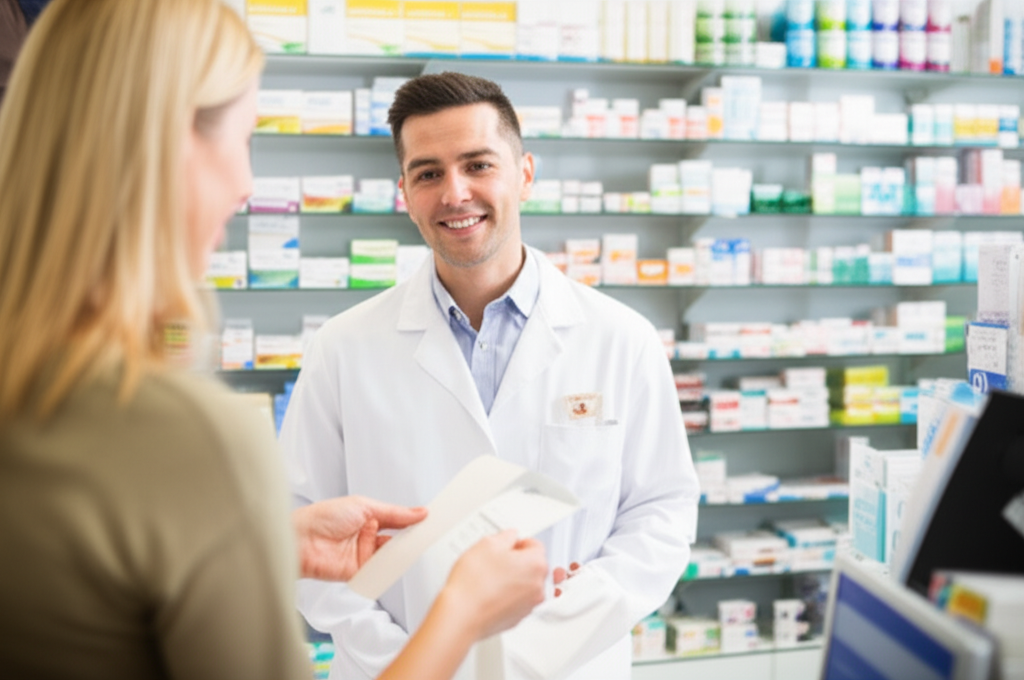 Professional pharmacist at Roundwell Pharmacy